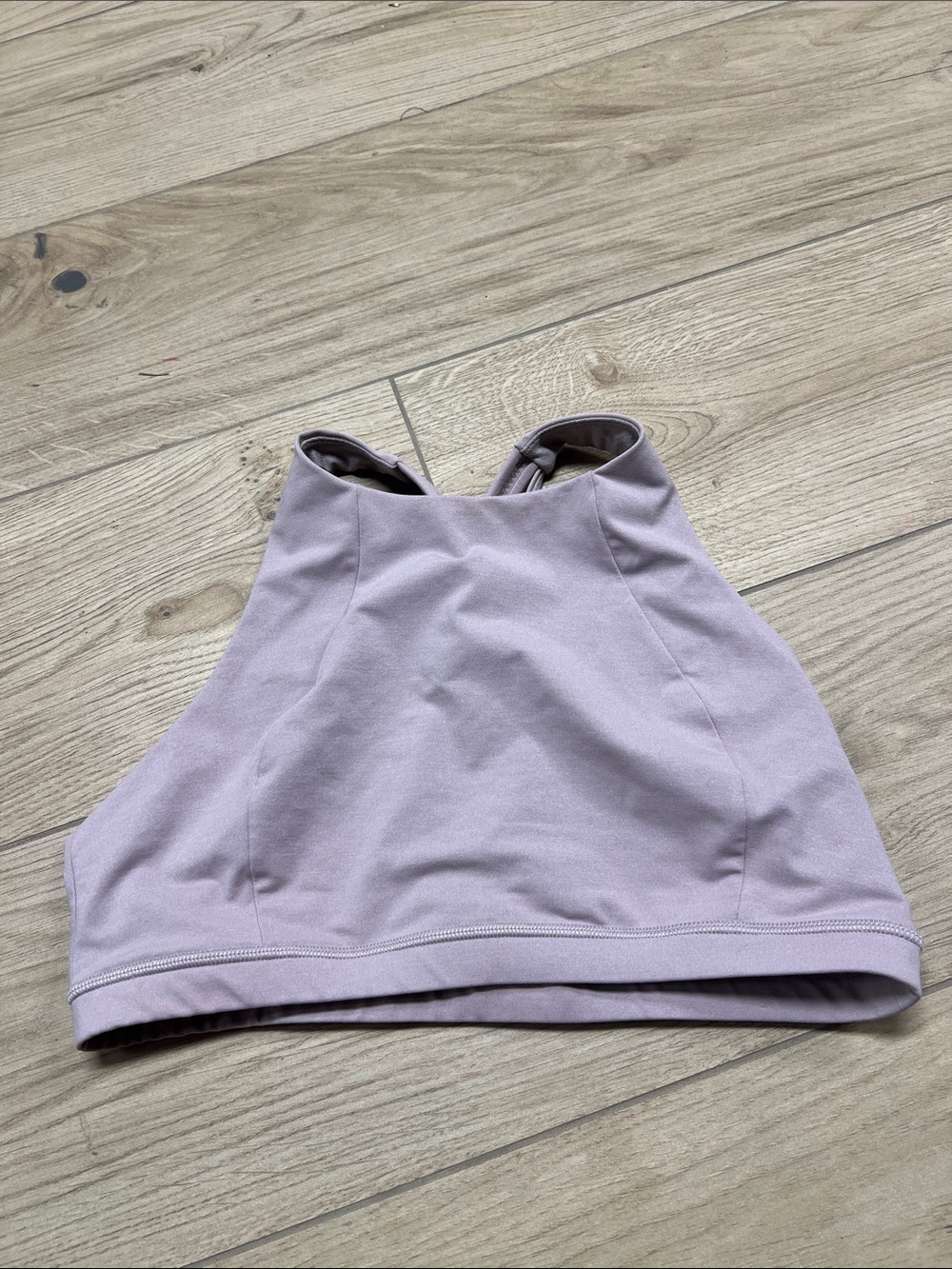 lululemon athletica High-Neck Sports Bra in Lavender